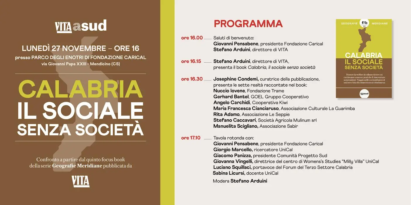 Calabria. Il Sociale senza società Calabria. Il Sociale senza società
