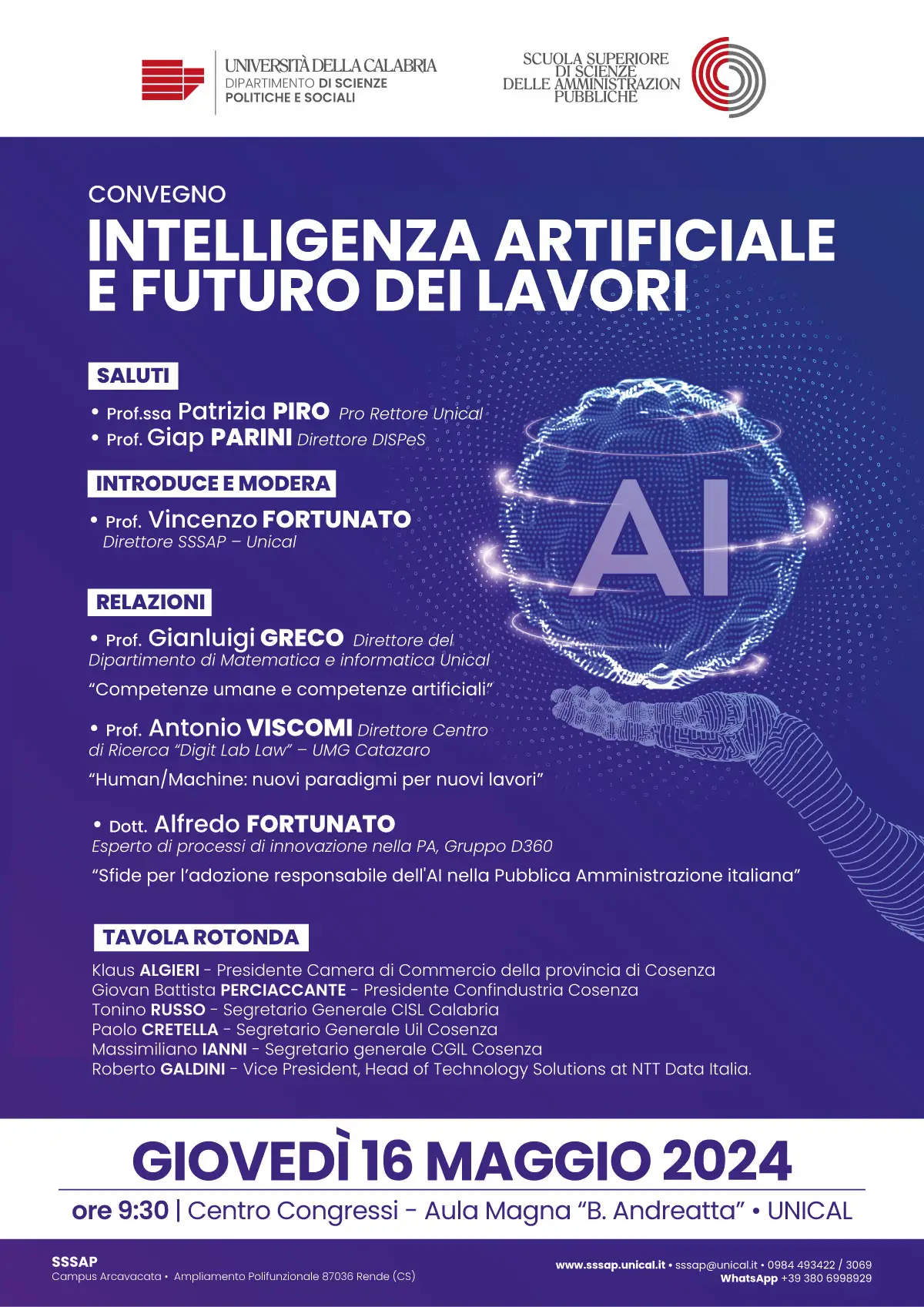 INTELLIGENZA ARTIFICIALE E FUTURO DEI LAVORATORI