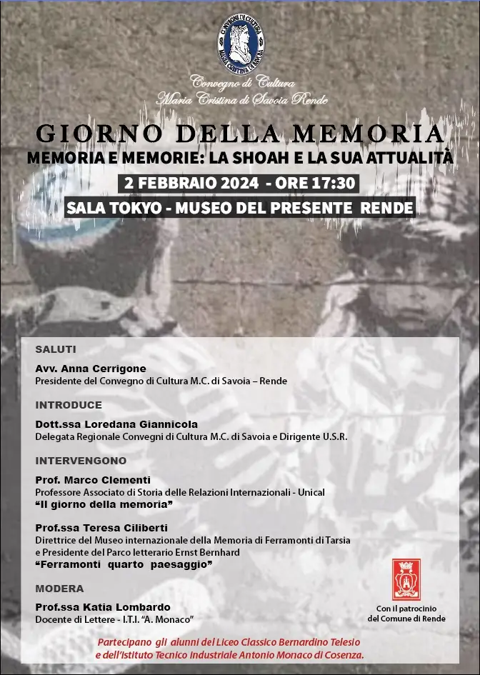 Giorno della memoria. Memoria e memorie: la Shoah e la sua attualità Giorno della memoria. Memoria e memorie: la Shoah e la sua attualità