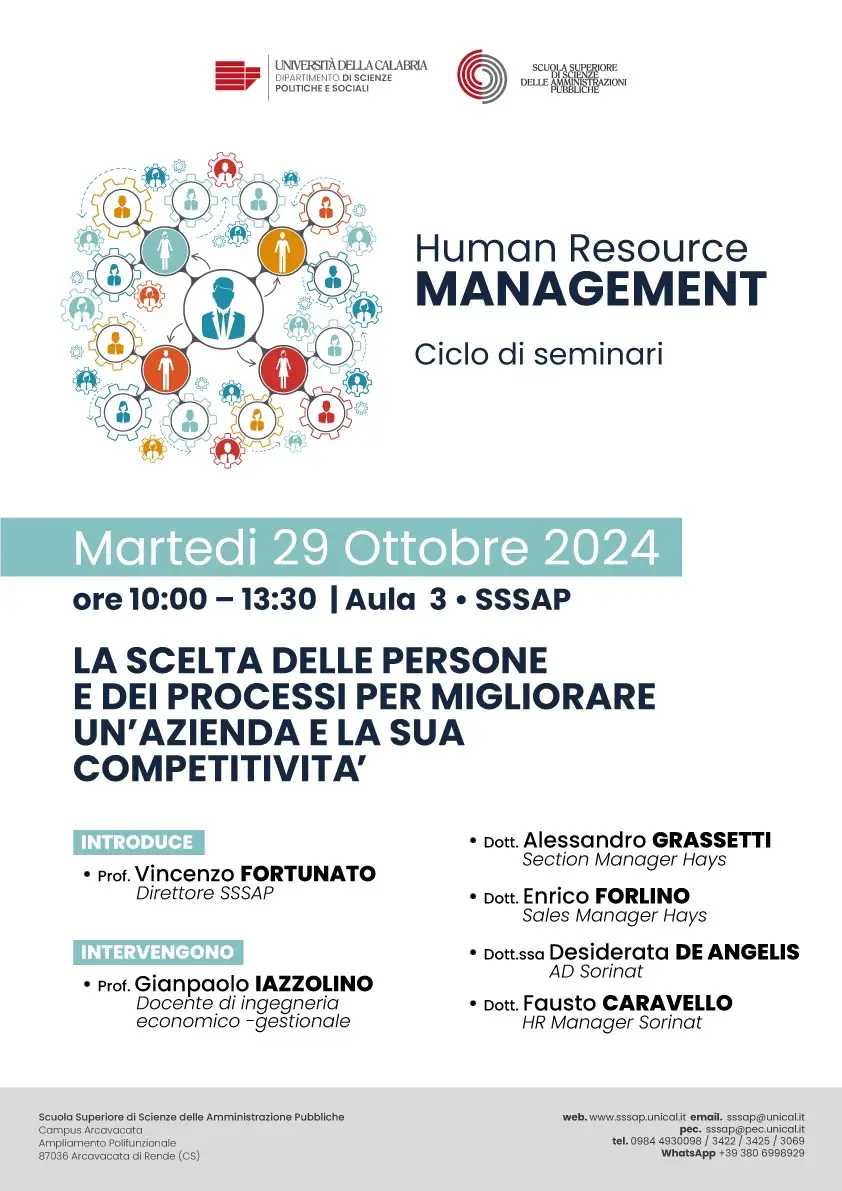 La scelta delle persone e dei processi per migliorare un’azienda e la sua competitività