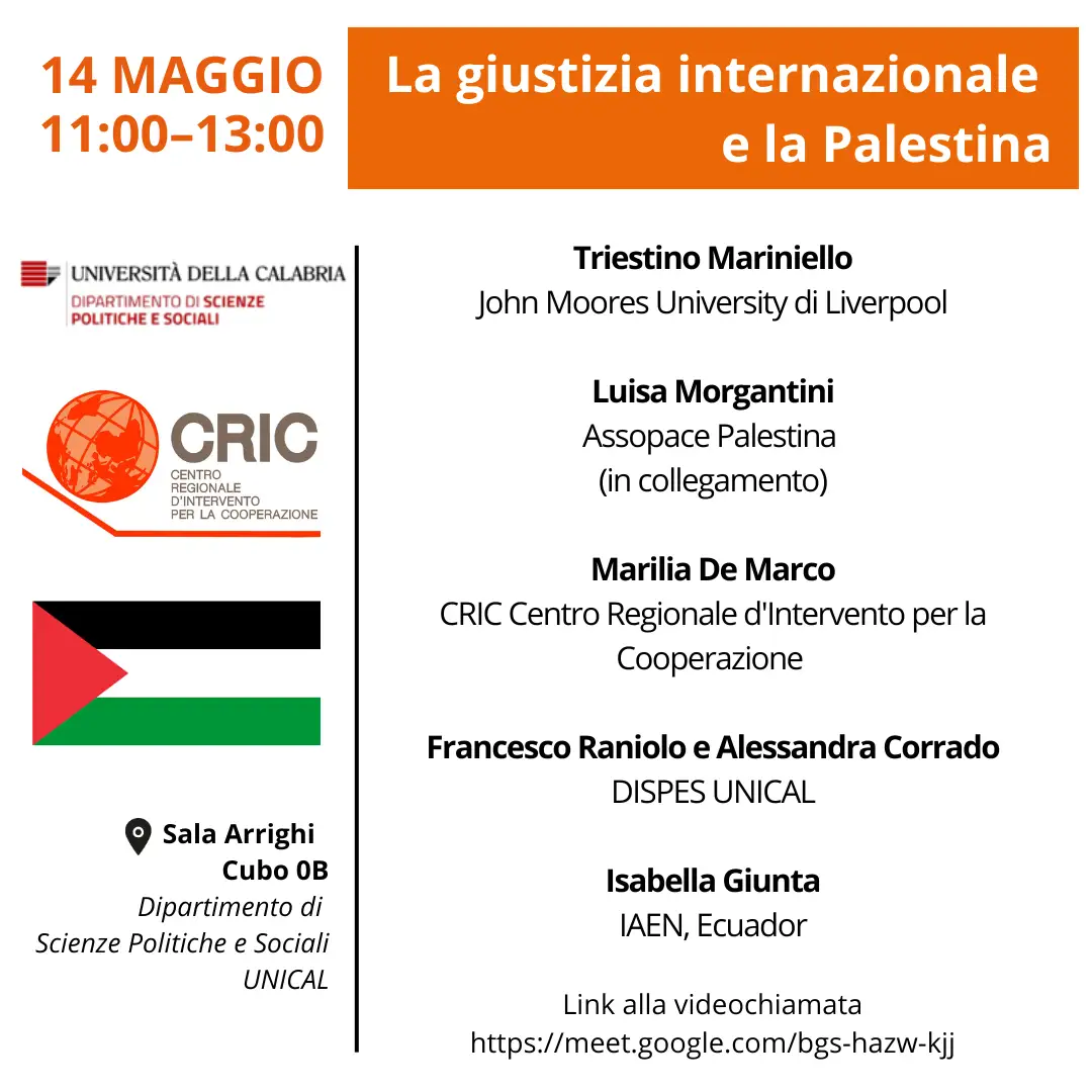 La giustizia internazionale e la Palestina La giustizia internazionale e la Palestina