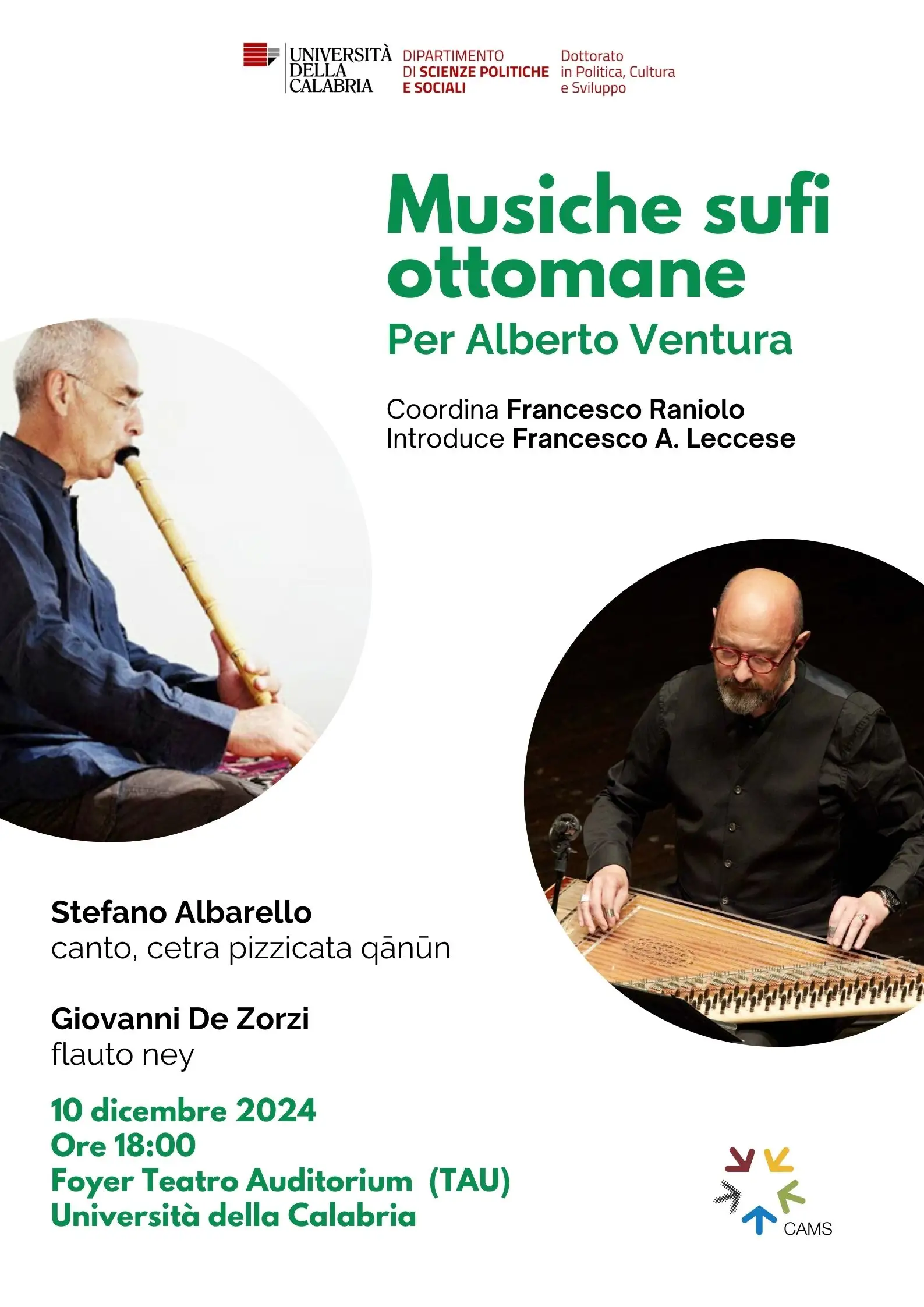 Musiche sufi ottomane. Per Alberto Ventura