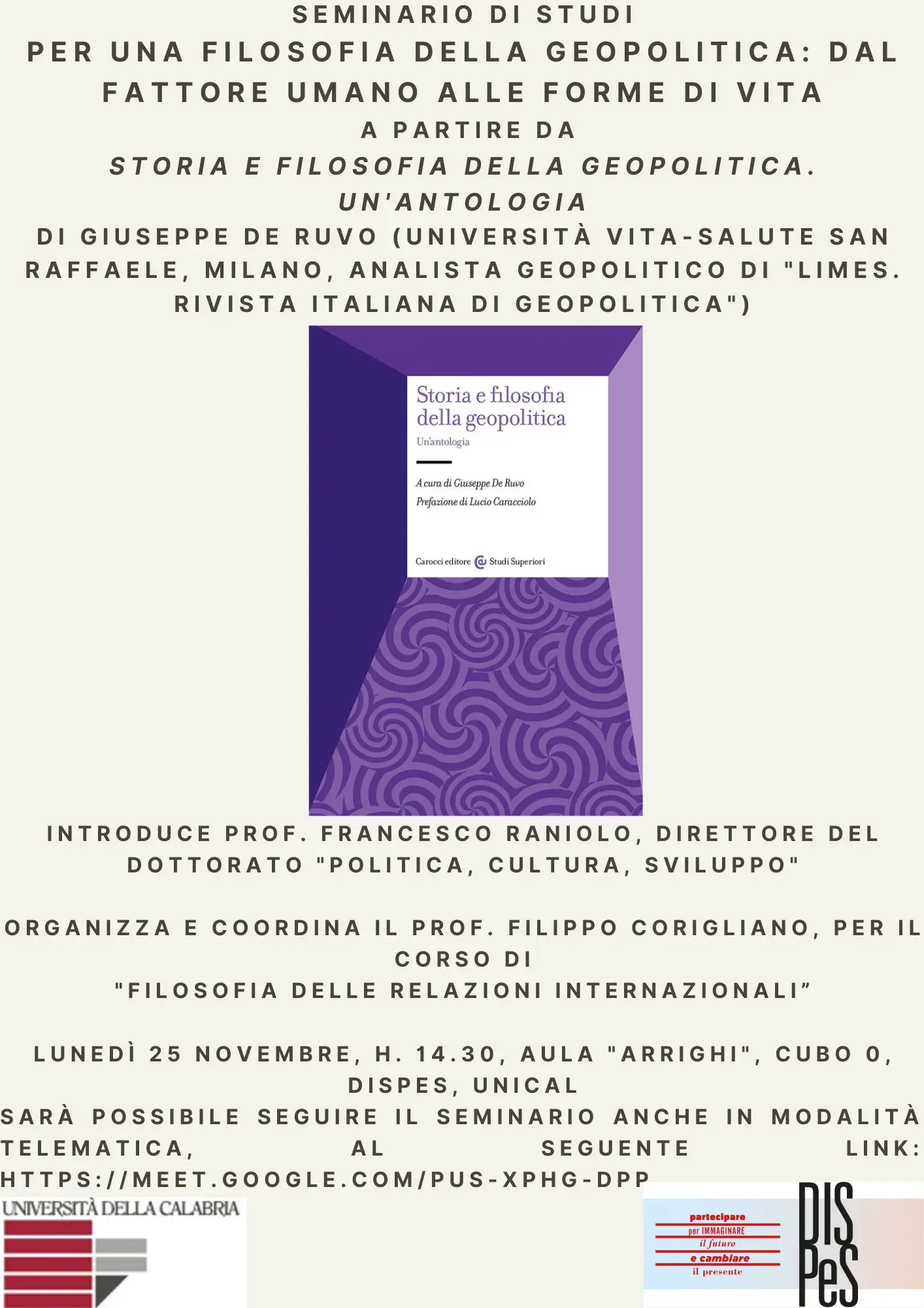 Per una filosofia della geopolitica: dal fattore umano alle forme di vita