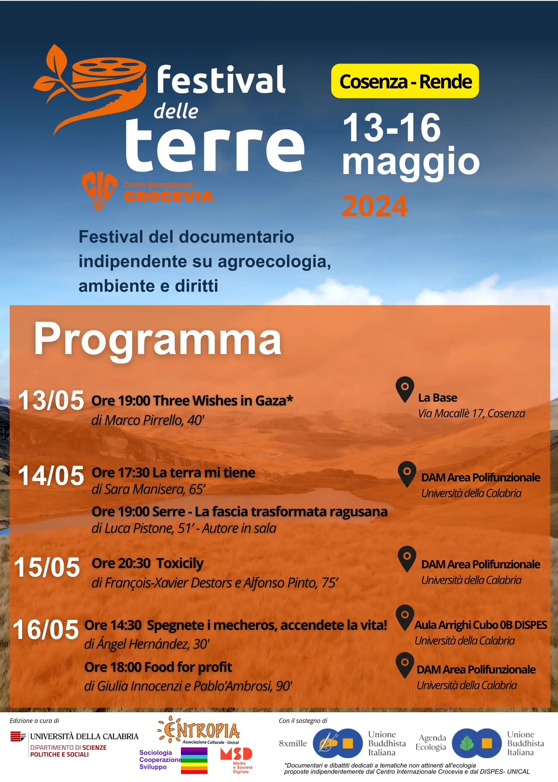 Festival del documentario indipendente su agroecologia e ambienti e diritti Festival del documentario indipendente su agroecologia e ambienti e diritti