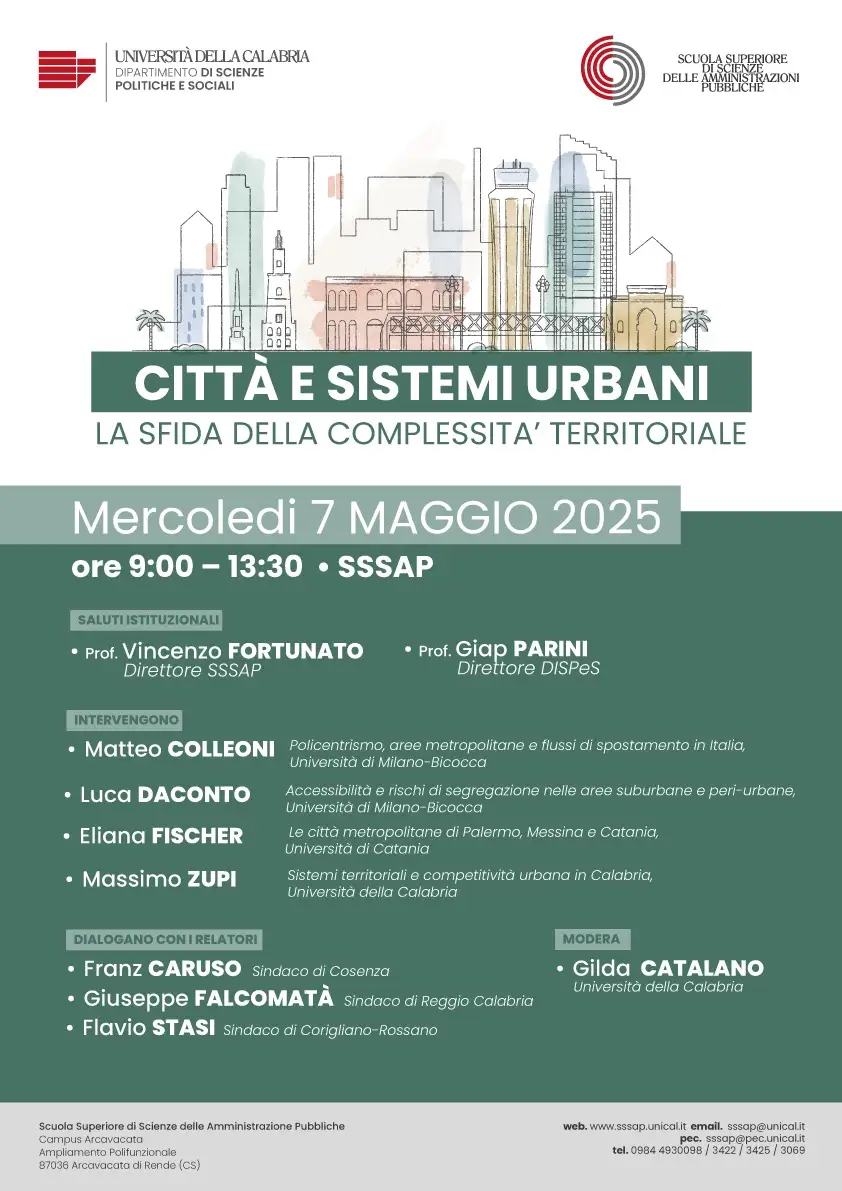 Città e sistemi urbani. La sfida della complessità territoriale