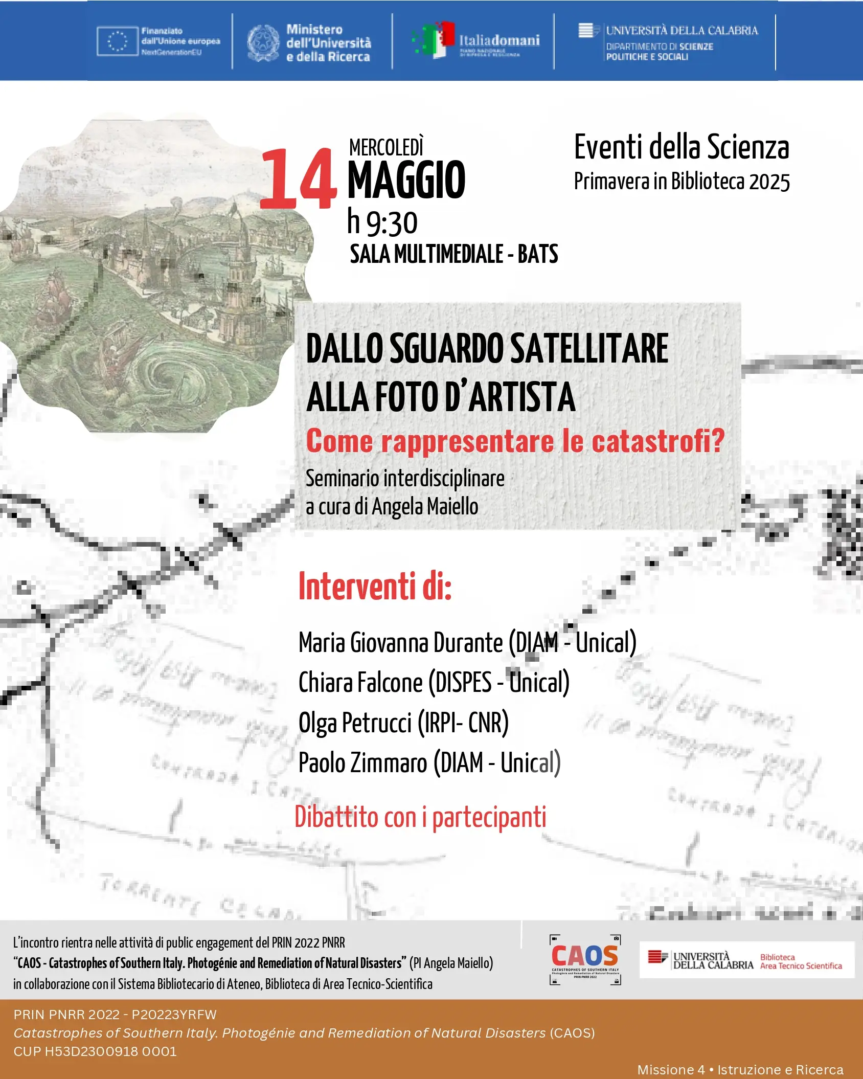 Dallo sguardo satellitare alla foto d'artista. Come rappresentare le catastrofi?