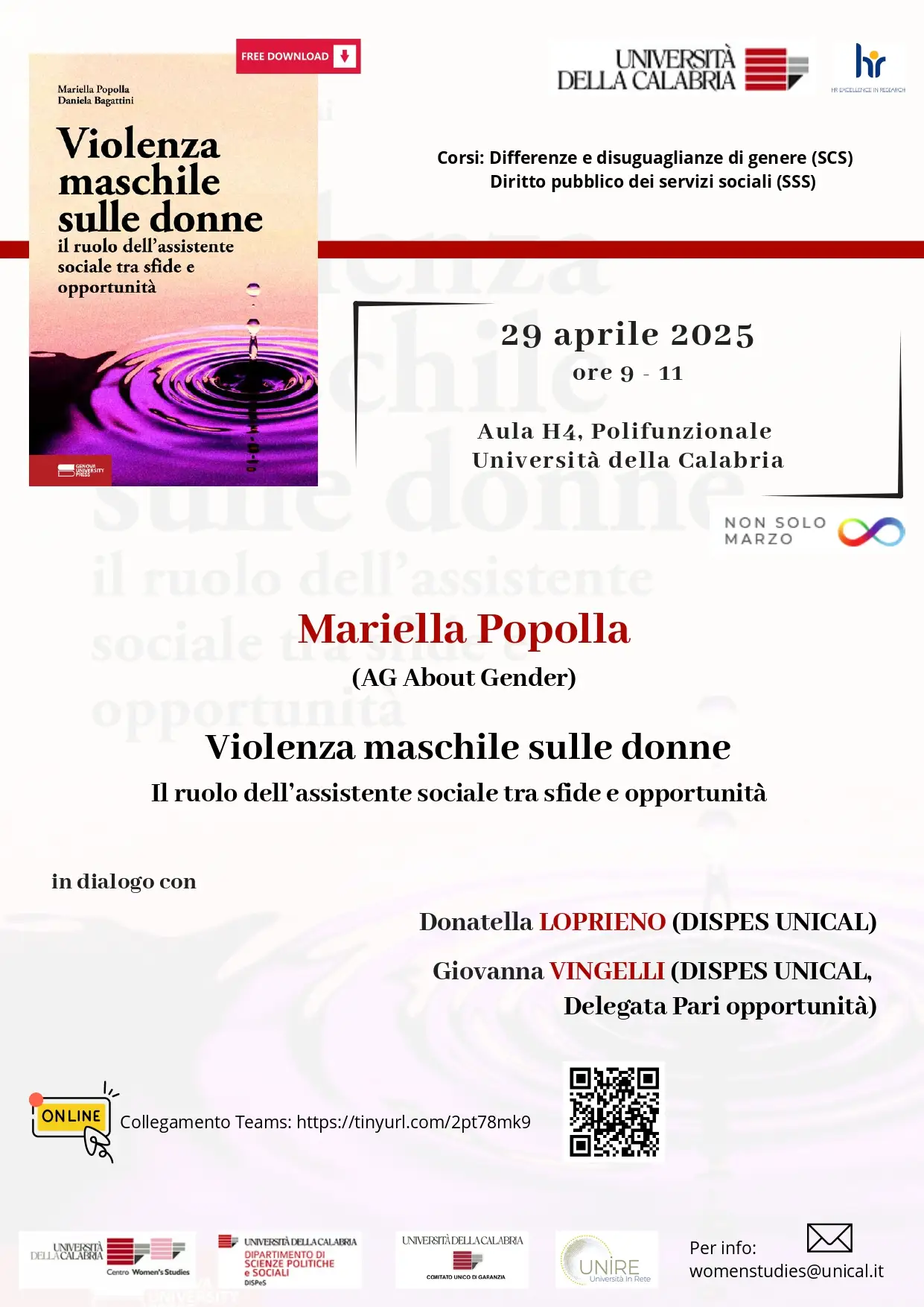 Violenza maschile sulle donne. Il ruolo dell'assistente sociale tra sfide e opportunità