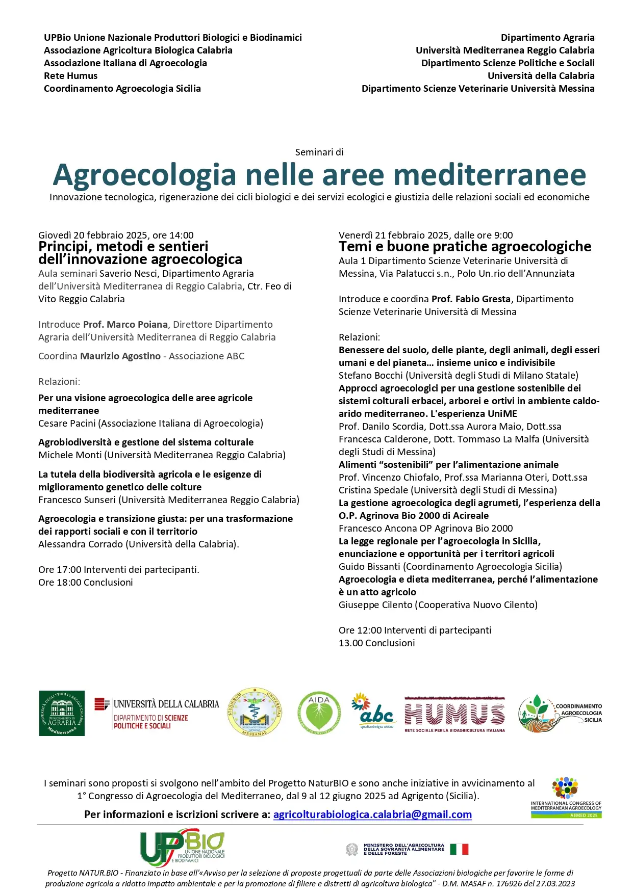 Agroecologia nelle aree mediterranee