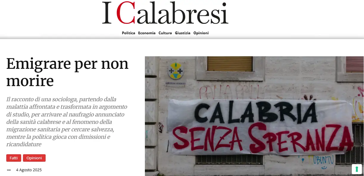 Emigrare per non morire